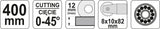Plytelių pjaustymo staklės | 400 mm (YT-37034)