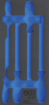 Įrankių dėklas dildėms 1/3 | tuščias | nuo BGS 4197 (4197-1)