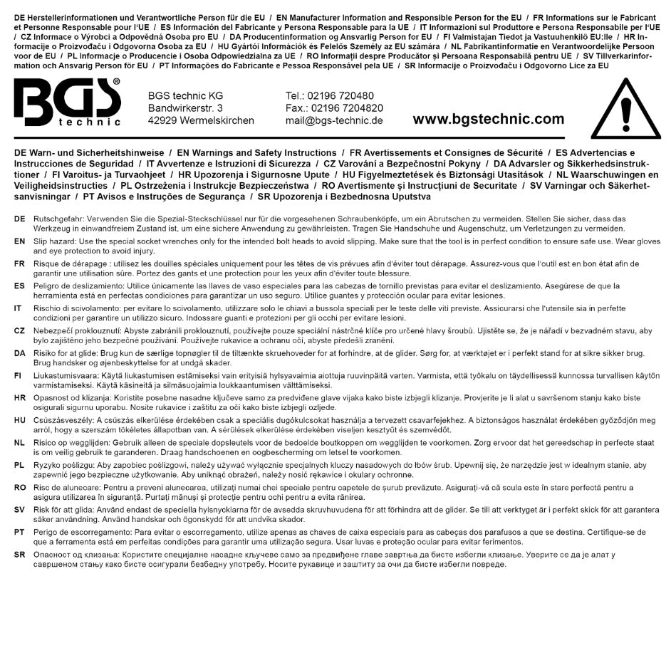 Trikampė galvutė įpurškimo siurblio remontui 1/2", M8 (12 mm) (7462)