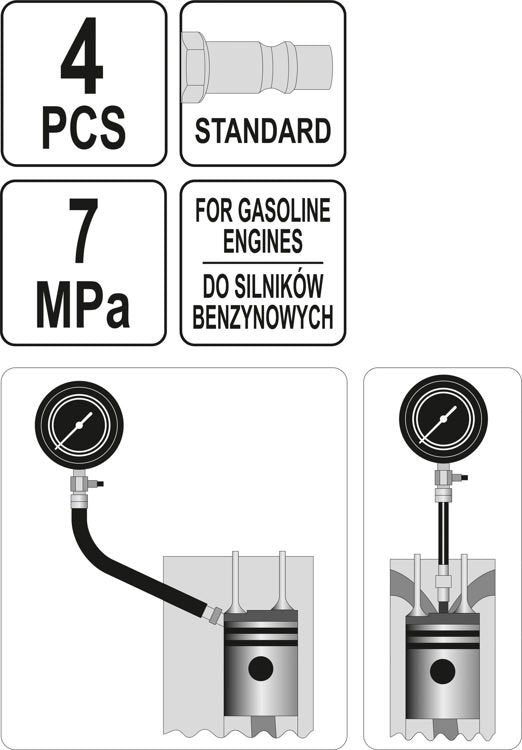 Variklio spaudimo nuotėkio testeris (YT-73055)