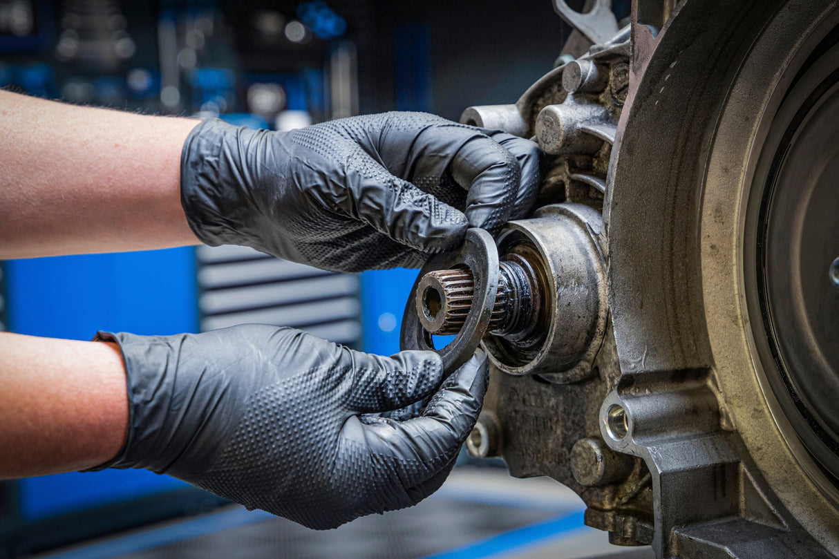 Vienkartinių pirštinių dėžutė | Nitrilas | su papildomu sukibimu | Gr. XL | 100 vnt. (74671)