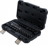 Antgalių ir galvučių rinkinys |  6.3 mm (1/4"), 10 mm (3/8"), 12.5 mm (1/2") Drive | E-Star / T-Star (for Torx) | 25 vnt (20124)