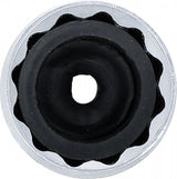 Galvutė žvakėms su guminiu laikikliu | 12 kampų | 12,5 mm (1/2") | 21 mm (2386)