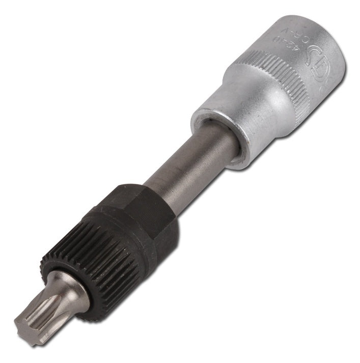 Antgalis generatoriaus diržo skremuliams  | 12,5 mm (1/2") | T-Star (Torx) T50 | 2 vnt. (4240)