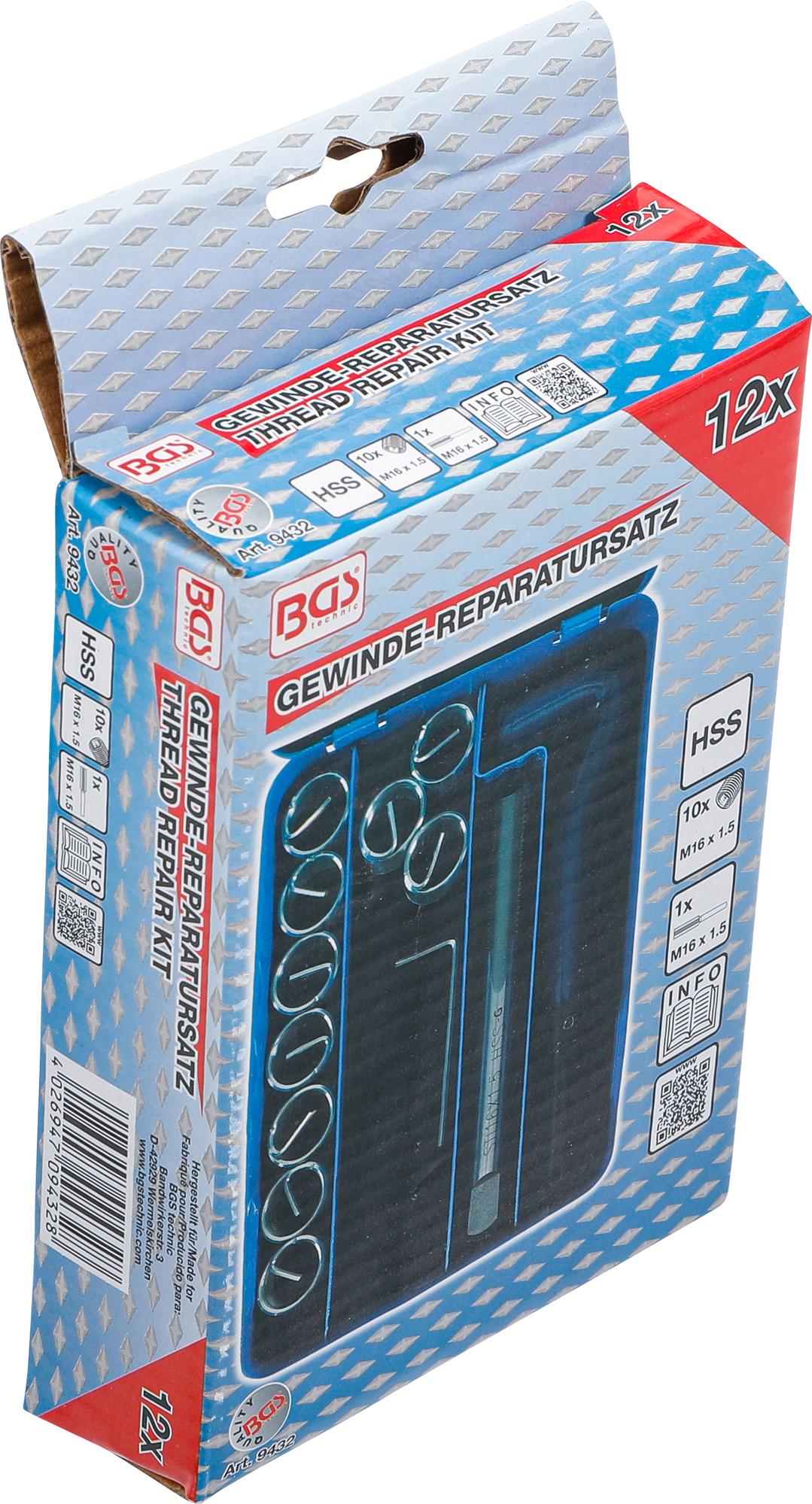 Sriegio remonto rinkinys | M16 x 1.5 | 12 vnt. (9432)