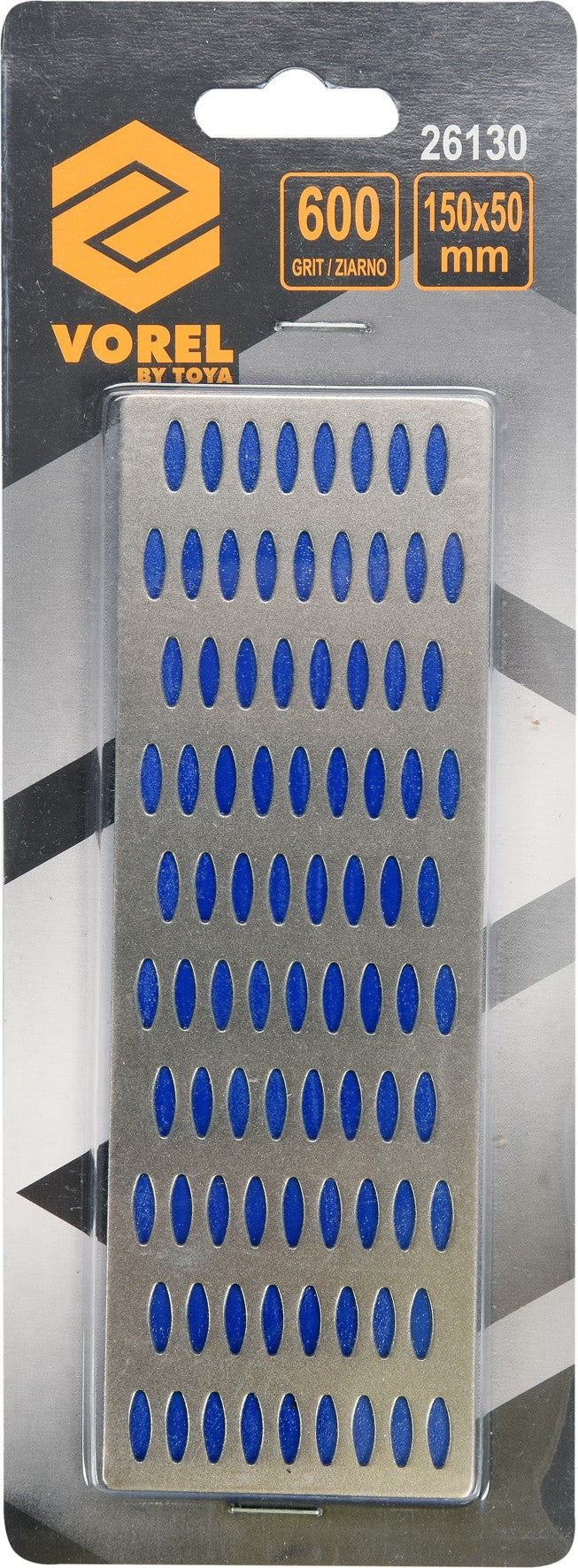 Galąstuvas deimantinis | perforuota plokštelė | 150 X 50 mm | P 600 (26130)