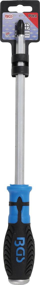 Atsuktuvas kalamas | Kryžminis PH4 | Ašmenų ilgis 200 mm  | su 6.3 (1/4") skyle rankenoje (4912)