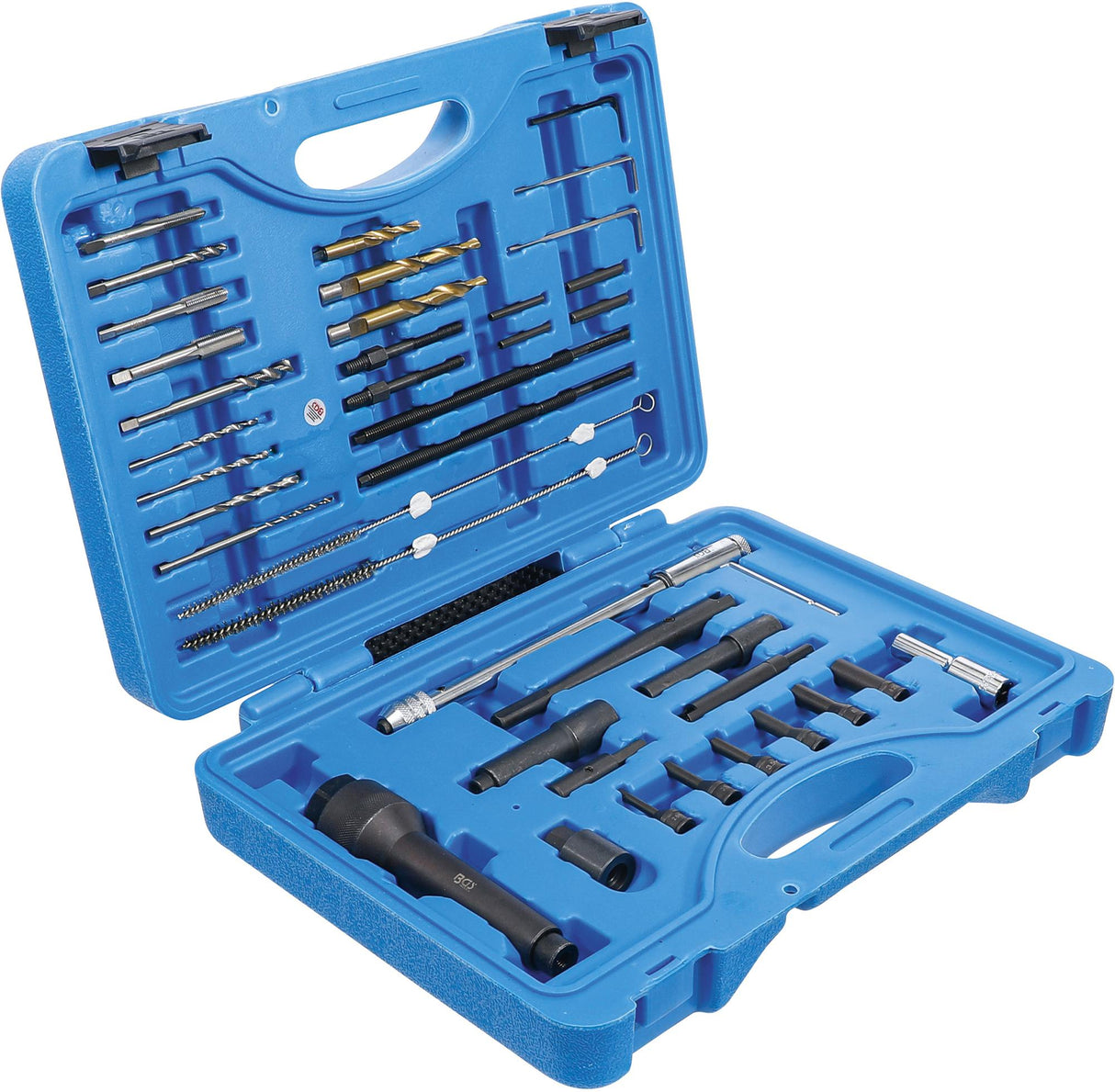 Kaitinimo žvakių ištraukimo ir sriegio remonto įrankių rinkinys | 41 vnt. (9565)