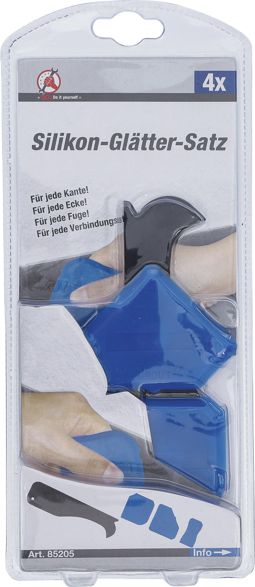 Sandariklio ir silikoninių špakliuočių rinkinys | 4 vnt. (85205)