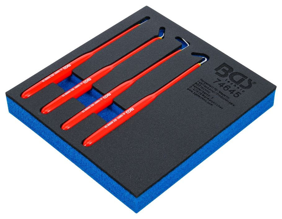 Tool case 1/6: hook set | insulated | 180 mm | 4 pcs (74645)