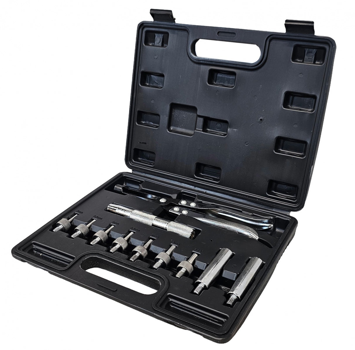 Vožtuvų gumyčių (riebokšlių) nuėmimo / uždėjimo įrankių rinkinys (SK024)