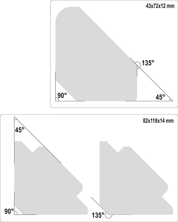 Magnetinių laikiklių rinkinys | suvirinimo darbams | 6 vnt. (YT-08678)