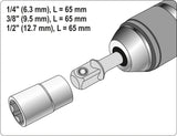 Набор адаптеров | SDS - внешние квадраты 6,3 mm (1/4"), 10 mm (3/8"), 12,5 mm (1/2") | 3 шт.