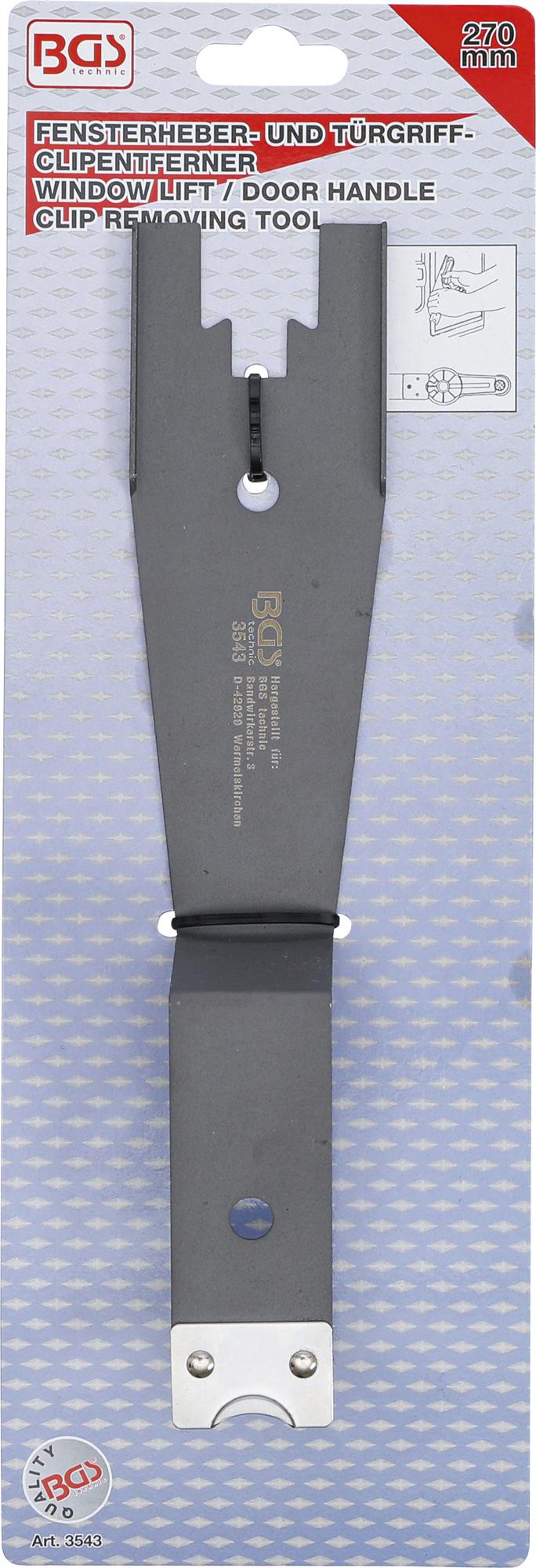 Lango ir durų rankenėlių nuardymo įrankis | 270 mm (3543)