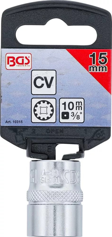 Galvutė daugiafunkcinė 3/8", 15 mm (10315)