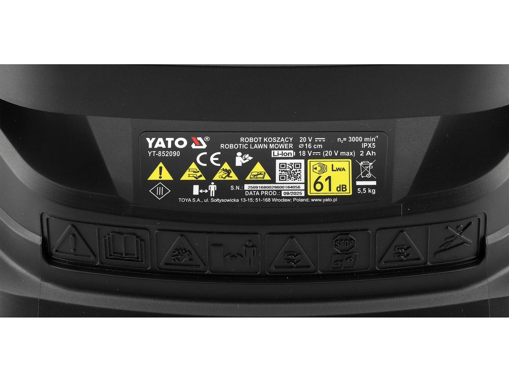Vejos robotas žoliapjovė su perimetro laidu iki 300 m² (YT-852090)