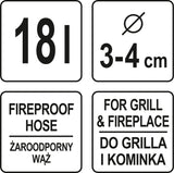 Pelenų bakas | filtravimo įtaisas | 18 l (72920)