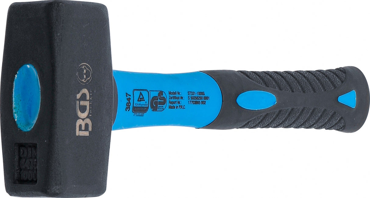 Kūjis stiklo pluošto rankena | DIN 6475 | 1000 g (3847)