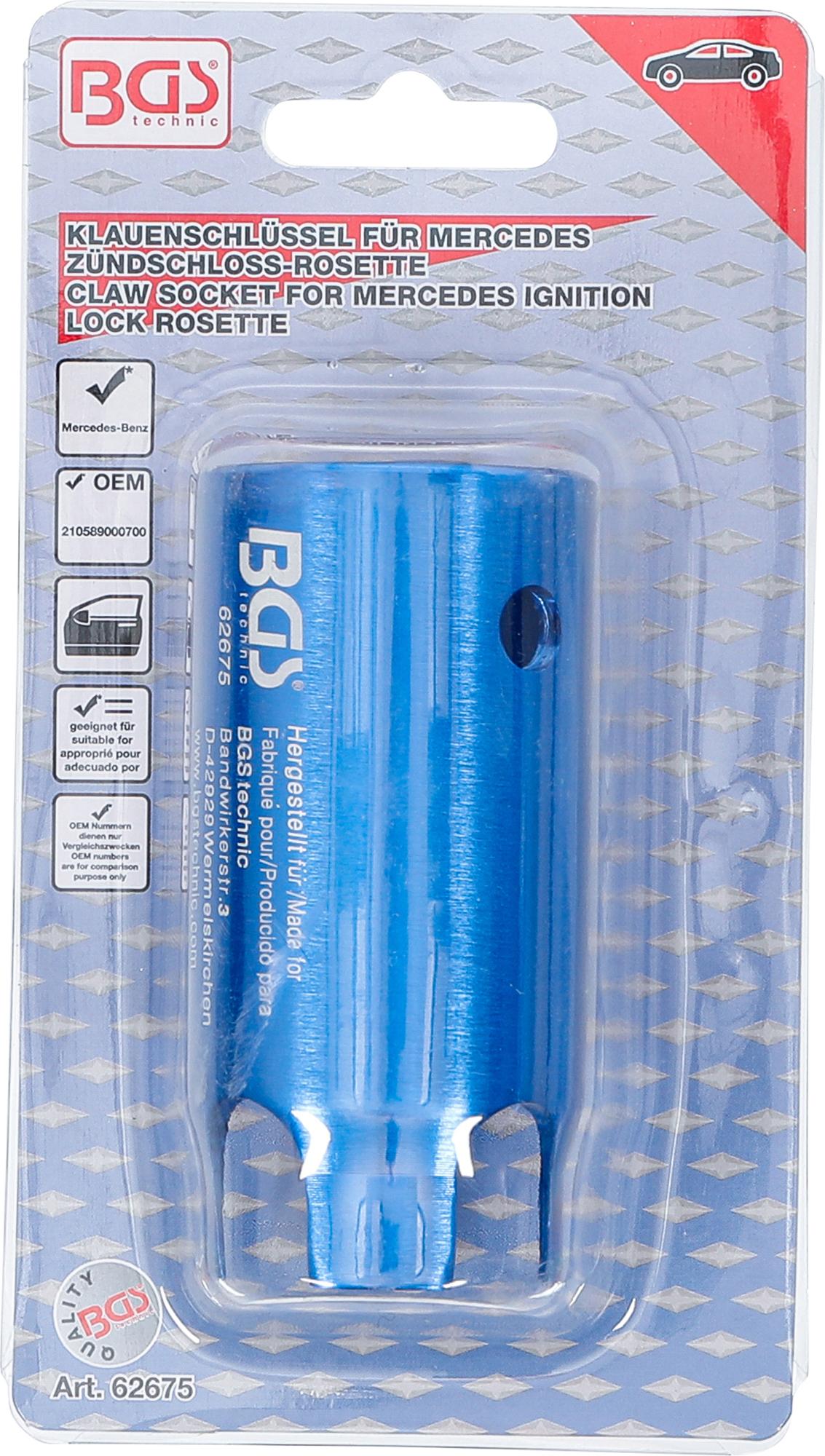 Galvutė degimo spynelei Mercedes (62675)