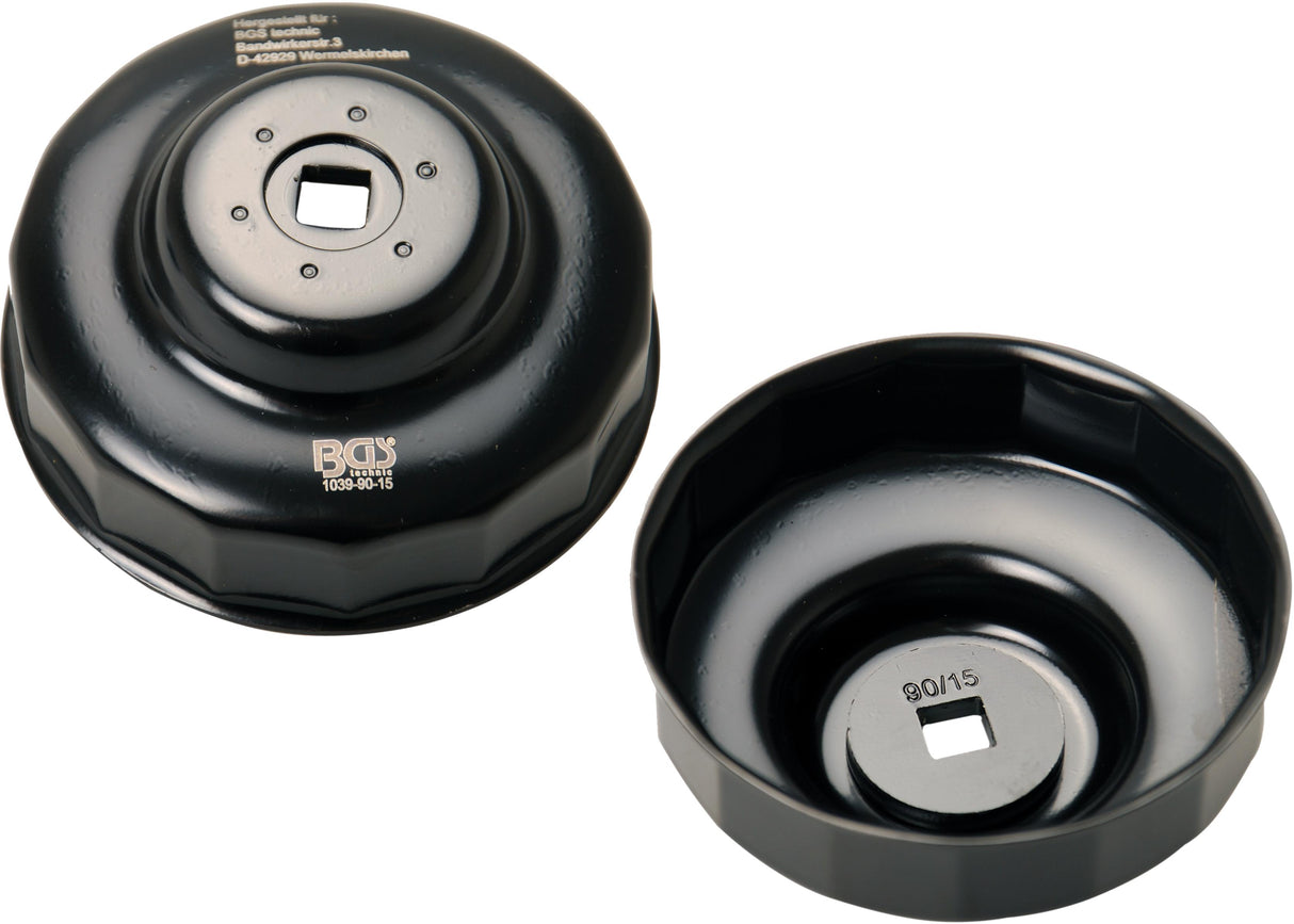 Lėkštelė tepalo filtrui | 15-kampų | Ø 90 mm | Honda, Mazda, Nissan, Subaru, Toyota (1039-90-15)