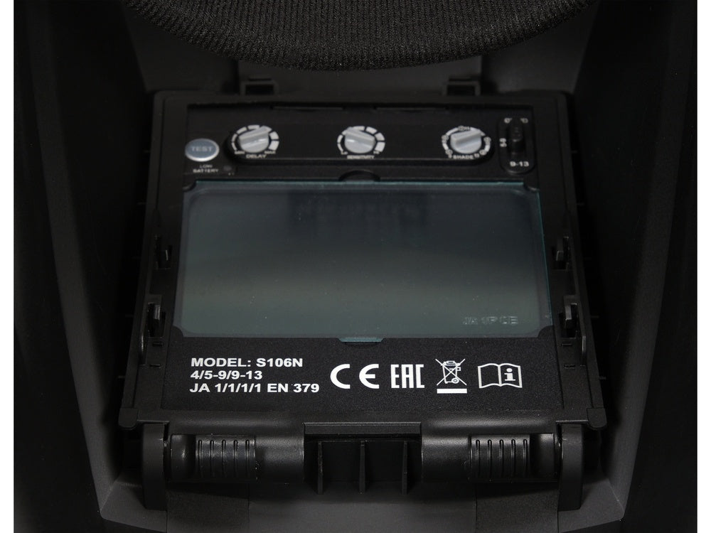 Automatiškai tamsėjanti suvirinimo kaukė / skydelis | TRUE COLOR (YT-73934)