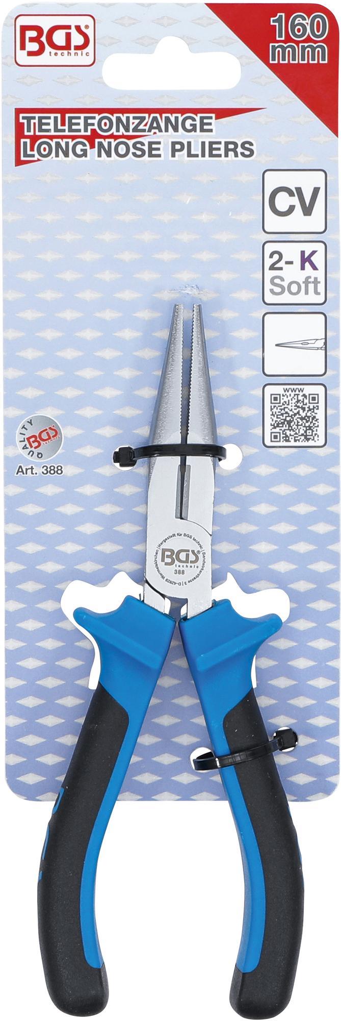 Replės telefoninės | tiesios | 160 mm (388)