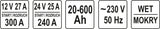 Įkroviklis su paleidėju | 40A / 240A 700Ah (YT-83060)