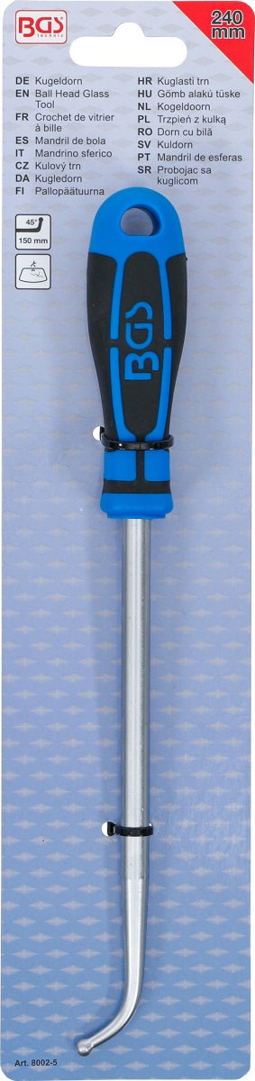 Įrankis stiklui su rutuline galvute | 210 mm | iš BGS 8002 (8002-5)
