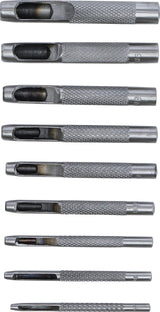 Skylių išmušėjų komplektas | 2,5-10 mm | 9 vnt. (50619)