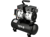 Air compressor silent | oil-free | 6L/0.8MPA/8BAR/116PSI/ 107l/min | 550 W (YT-23340)