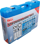 Galvučių komplektas 12 kampų | 20 mm (3/4") | 21 vnt. (1223)