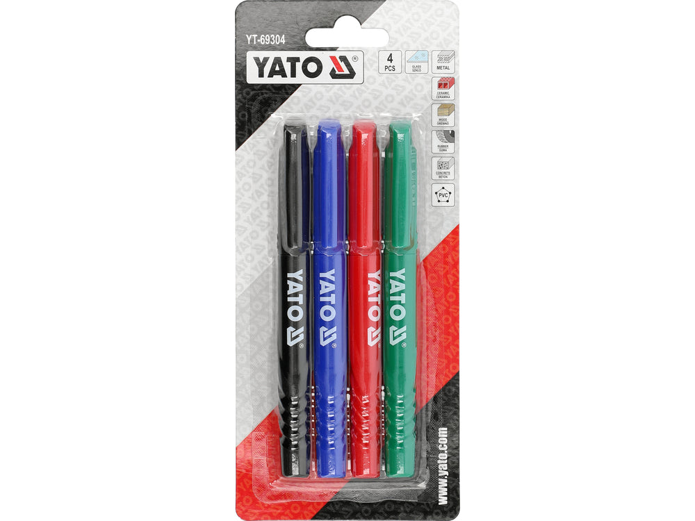 Techniniai markeriai | 4 vnt (YT-69304)