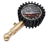 Manometras padangoms universalus | žalvaris | 360 laipsnių / 0-60/100/160psi (TG04A)