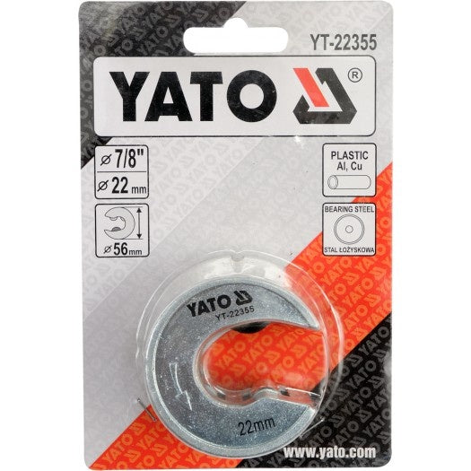 Vamzdelių pjoviklis kompaktiškas 22mm (YT-22355)