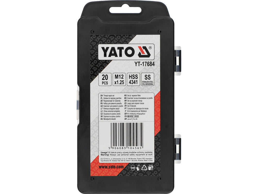 Sriegio remonto rinkinys | M12X1.25 | 20 vnt. (YT-17684)