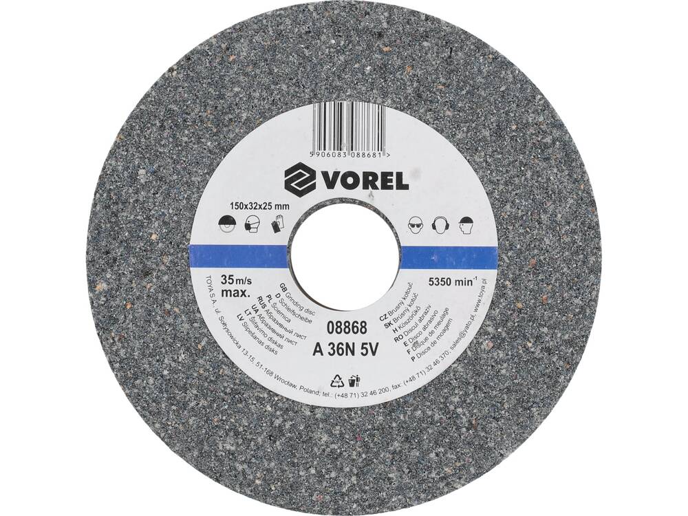 Šlifavimo diskas | grubaus tipo | 150X32X25 mm (08868)