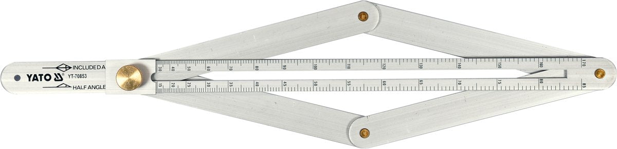 Kampų matavimo / žymėjimo įrankis | 10-170° / 5-85° (YT-70853)