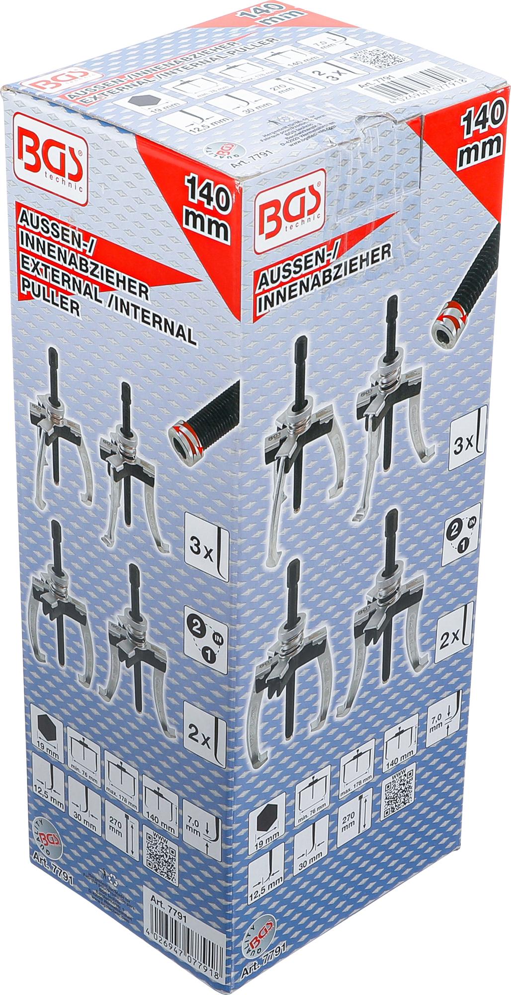 Išorinis / vidinis nuėmėjas, 2 ir 3 kojelės | 76 - 178 mm (7791)