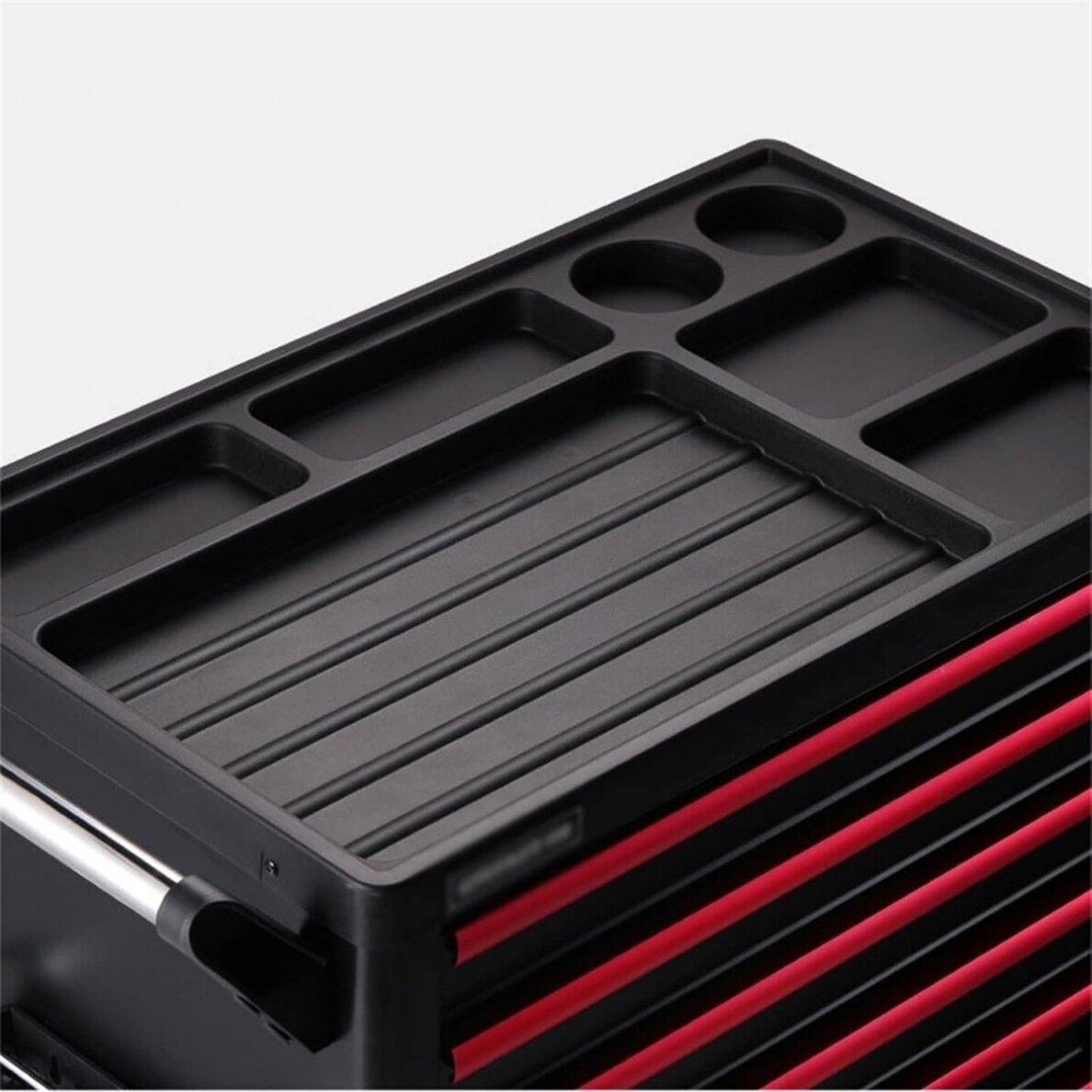 Įrankių spintelė ant ratukų | 7 stalčiai | 1 šoninės durys | tuščia (SLTC7A)