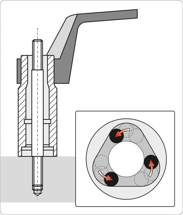 Sraigtinių galvučių ir smeigių išsukėjų rinkinys | 17 vnt. (YT-06033)