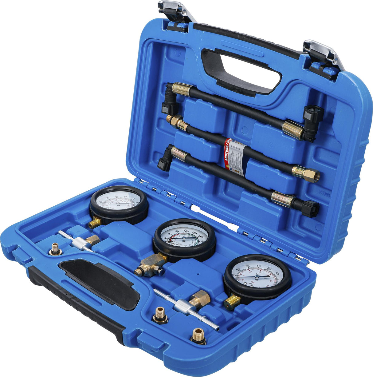 Kuro ir suspaudimo slėgio matuoklių rinkinys | motociklams | 11 vnt. (74355)