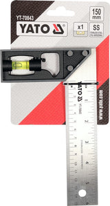 Kampainis su gulsčiuku | Nerūdijantis plienas | 150 mm (YT-70843)