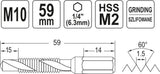 Grąžtas/sriegiklis | Hex | M10 (YT-44847)