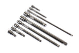 Ilgintuvų rinkinys | šarnyriniai | 6.3 mm (1/4") / 10 mm (3/8") / 12,5 mm (1/2") | 9 vnt. (KD146)