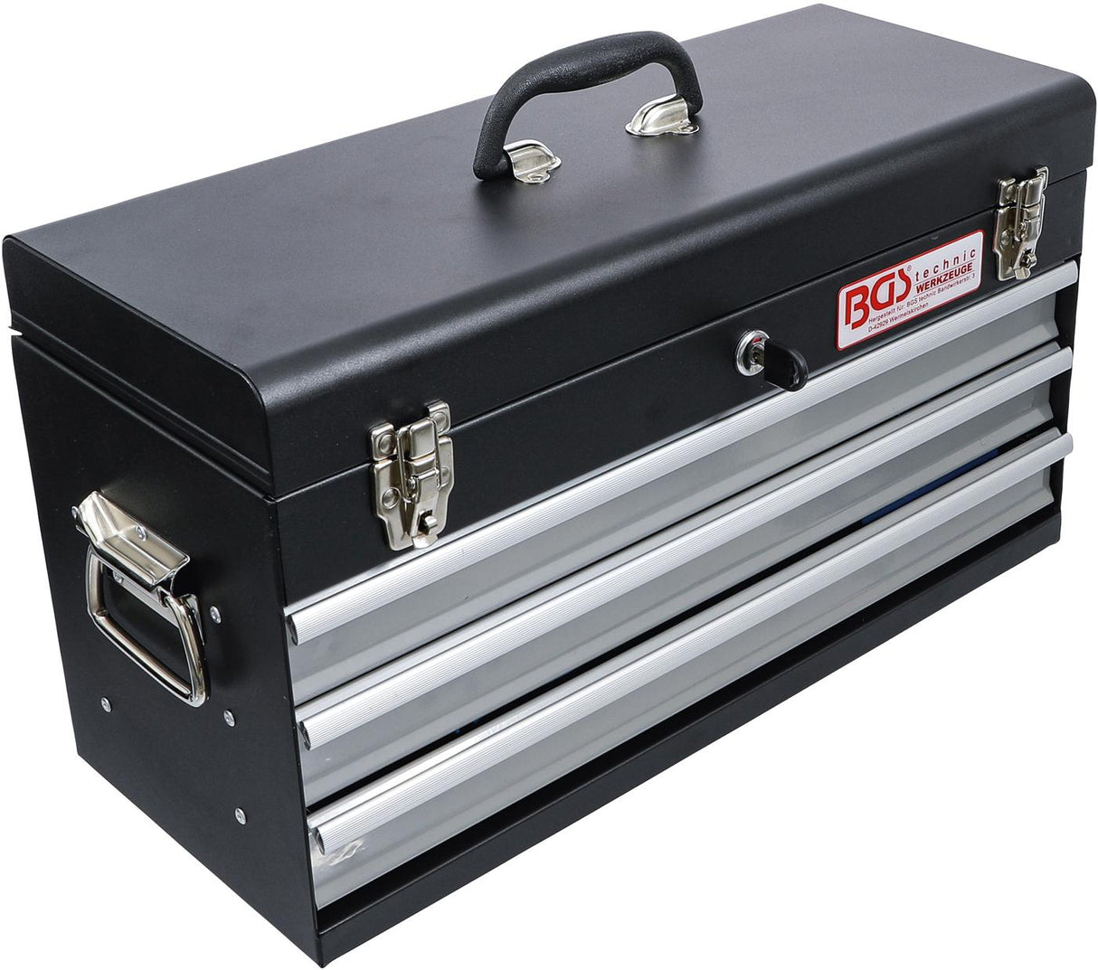 Įrankių rinkinys su metaline dėže | 3 stalčiai | 143 įrankiai (3318)