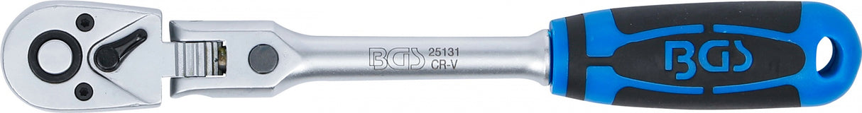 Flexible-head ratchet | with locking positions | 10 mm (3/8") | 245 mm (25131)
