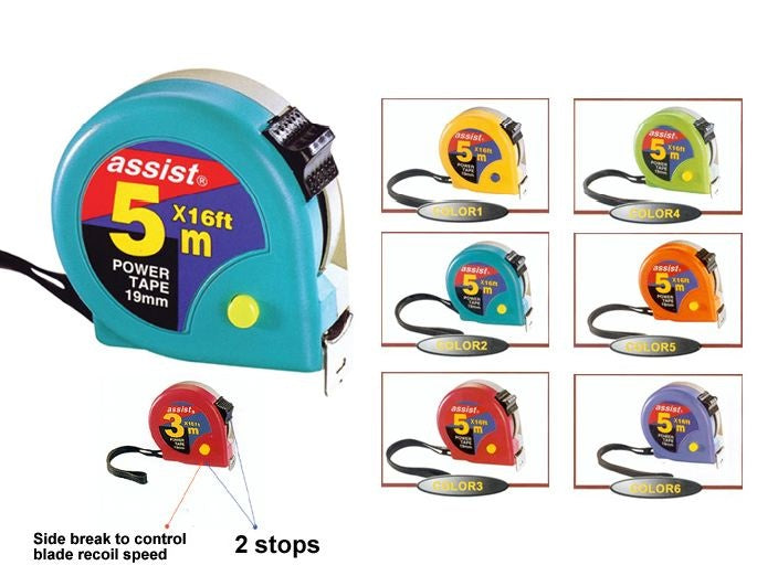 Matavimo ruletė | 5 m x 19 mm (A5019)