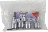 Įpresuotų antgalių rinkinys | 12.5 mm (1/2") | T-Star (Torx) T40 - T55 | 4 vnt. (8886)
