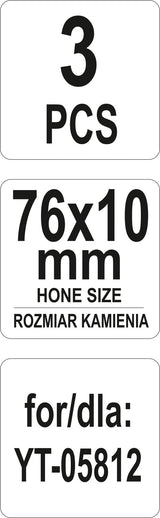 Šveitimo antgaliai yt-05812 honui | ilgis 76 mm | 3 vnt. (YT-05817)