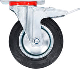 Ratukas su stabdžiu | su baze | Ø 125 mm (81968)